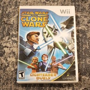 Star Wars Clone Wars Lightsaber Duels Wii Game